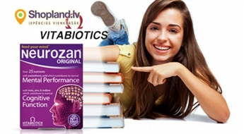 Vitabiotics: NEUROZAN N30 atmiņas un koncentrēšanās spēju uzlabošanai