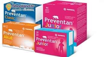 FARMAX: Preventan Junior, Classic vai Akut - efektīva profilaksei gripas un saaukstēšanās periodā