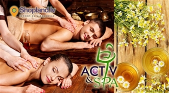 ACTIV & SPA: СПА ритуалы для пары (90-120 мин) - массаж + пилинг, обертывание и пр.
