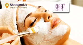 CORETTI: Kosmetologa konsultācija un Tev piemērots sejas ādas tīrīšanas veids ar profesionālo DERMAFIRM+ kosmētiku