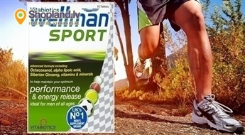 Vitabiotics: vitamīni WELLMAN Sport (30 tabletes)