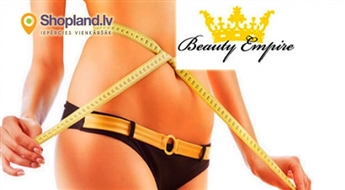 Beauty Empire: Ultraskaņas kavitācija vai bandāžas apsējs + limfodrenāžas zābaki